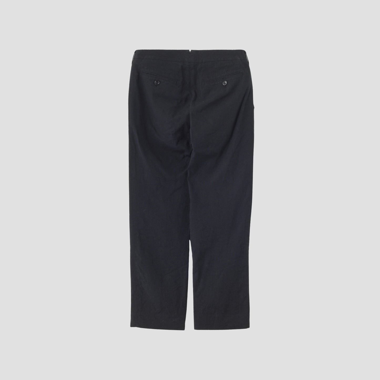 YARN DYED LINEN COTTON TROUSERS