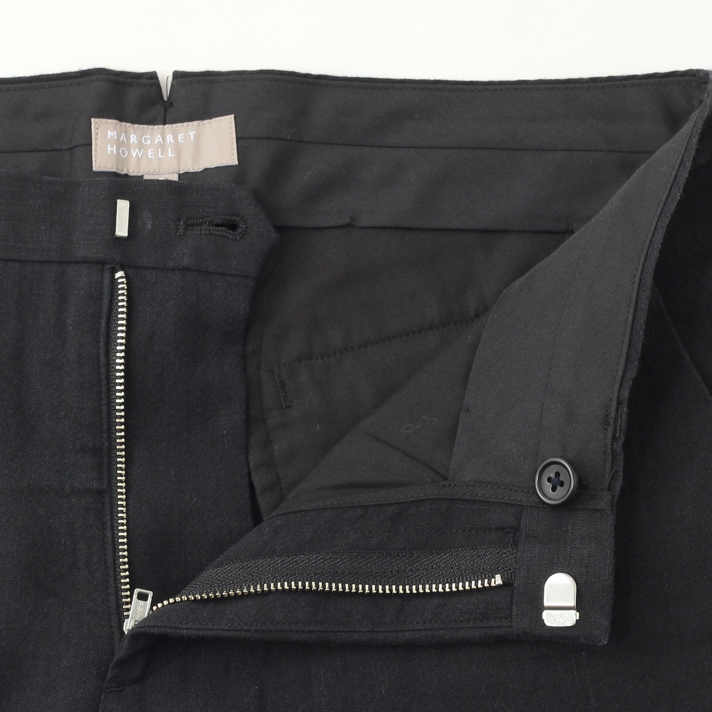 YARN DYED LINEN COTTON TROUSERS