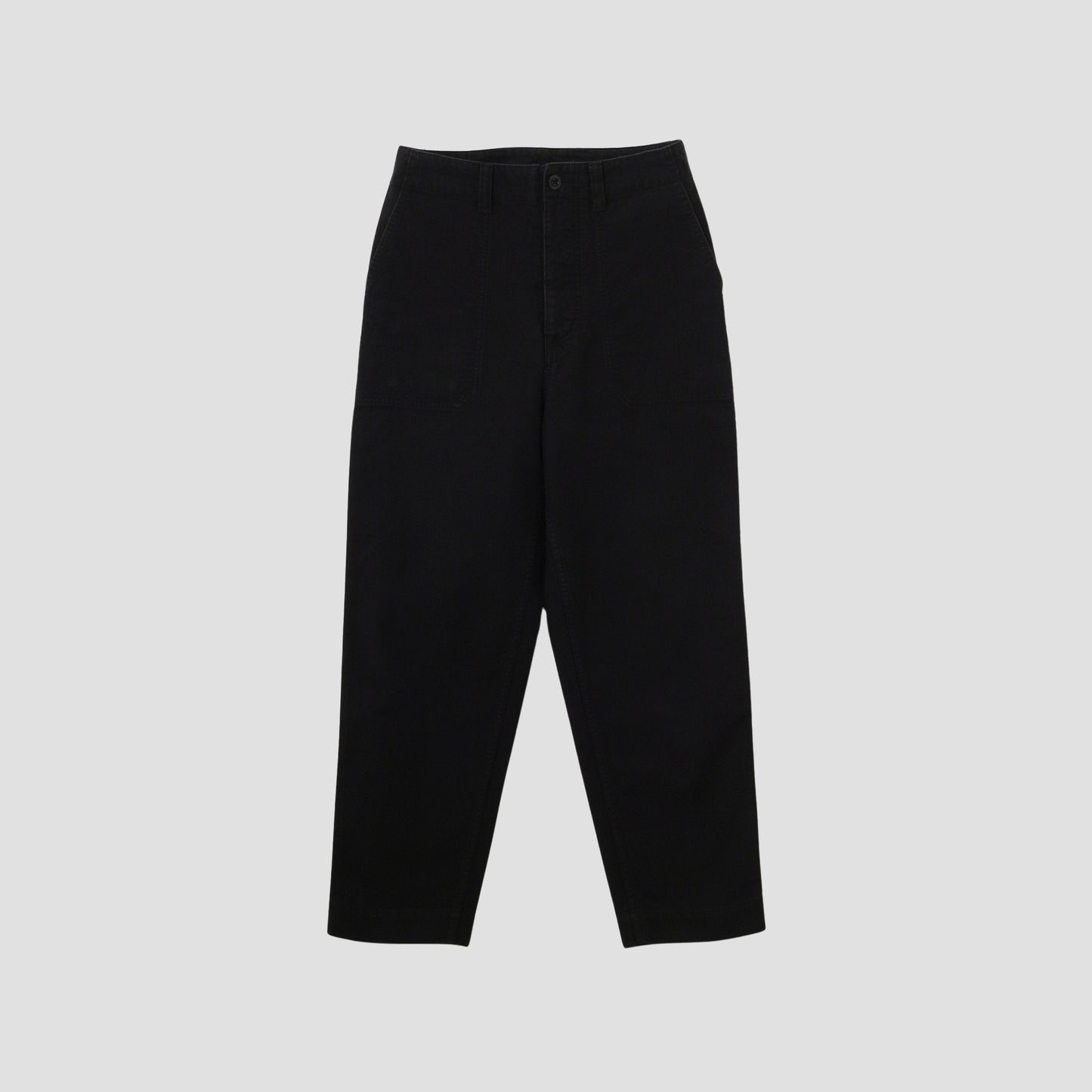 IRREGULAR COTTON CANVAS TROUSERS