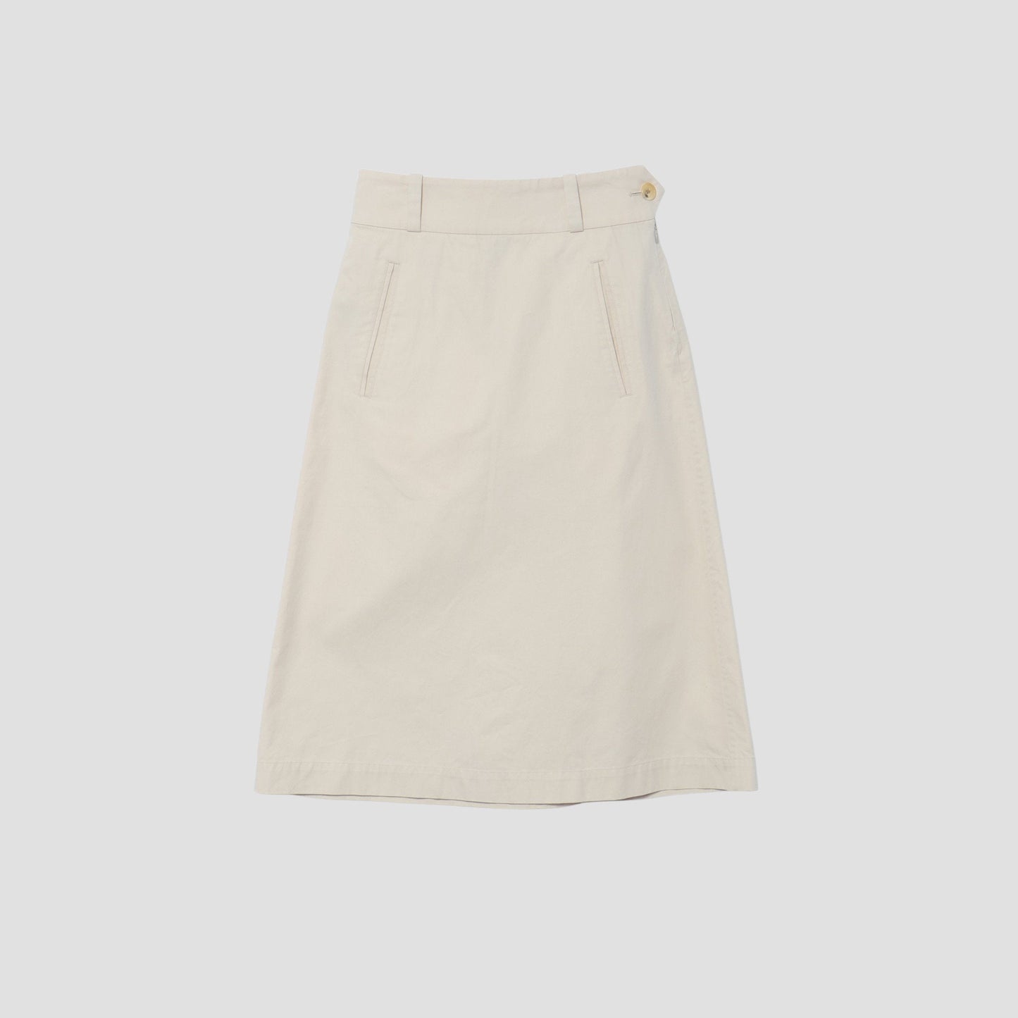 COTTON GABARDINE SKIRT