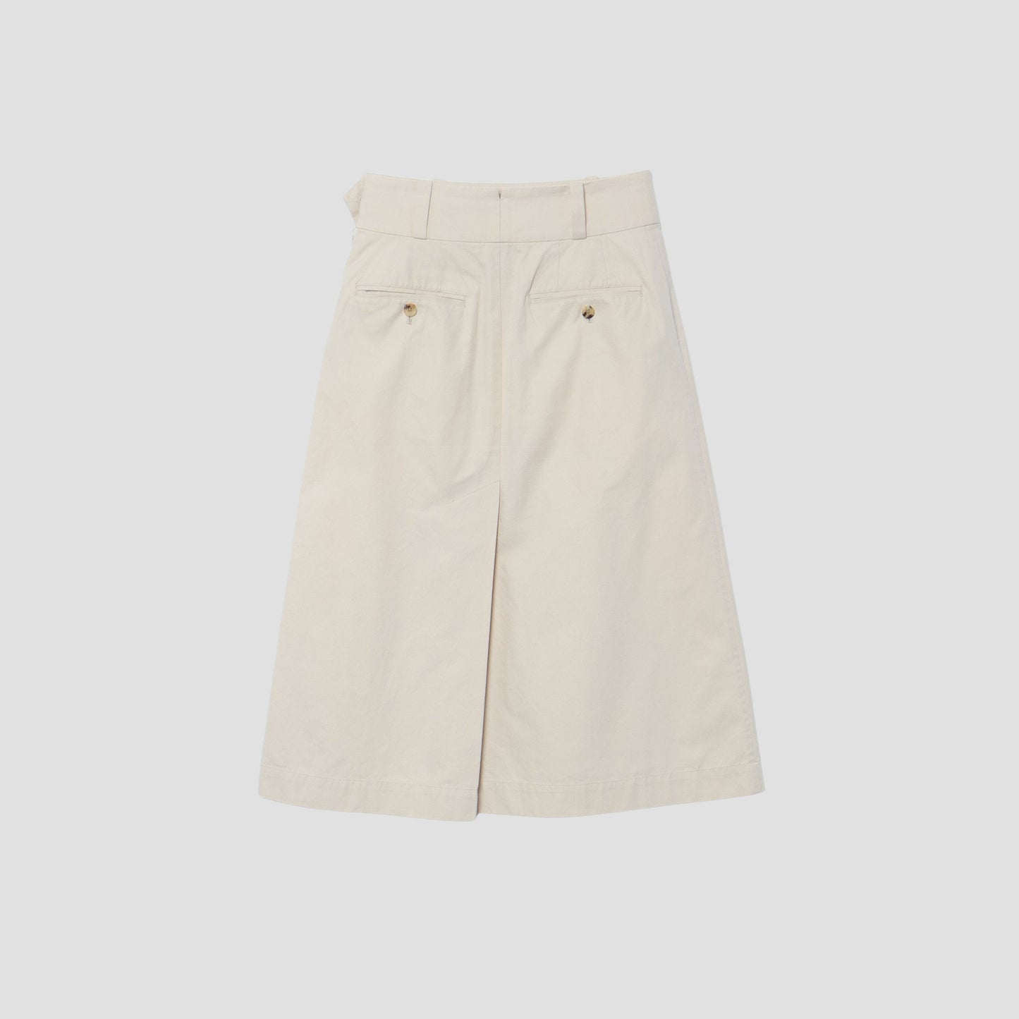 COTTON GABARDINE SKIRT