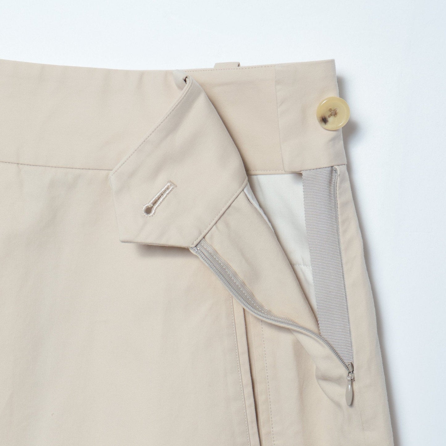 COTTON GABARDINE SKIRT