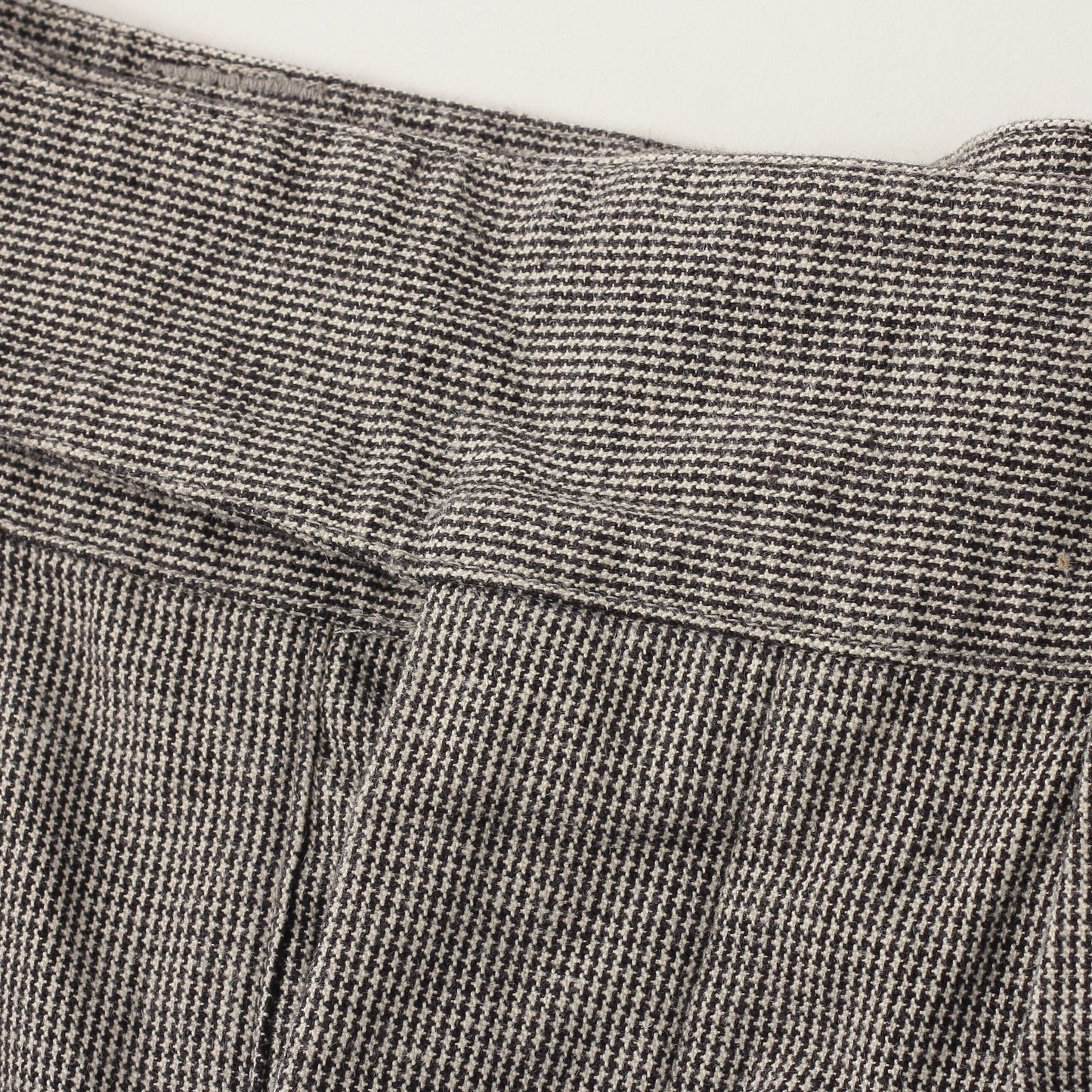 CHEF CHECK COTTON LINEN TROUSERS