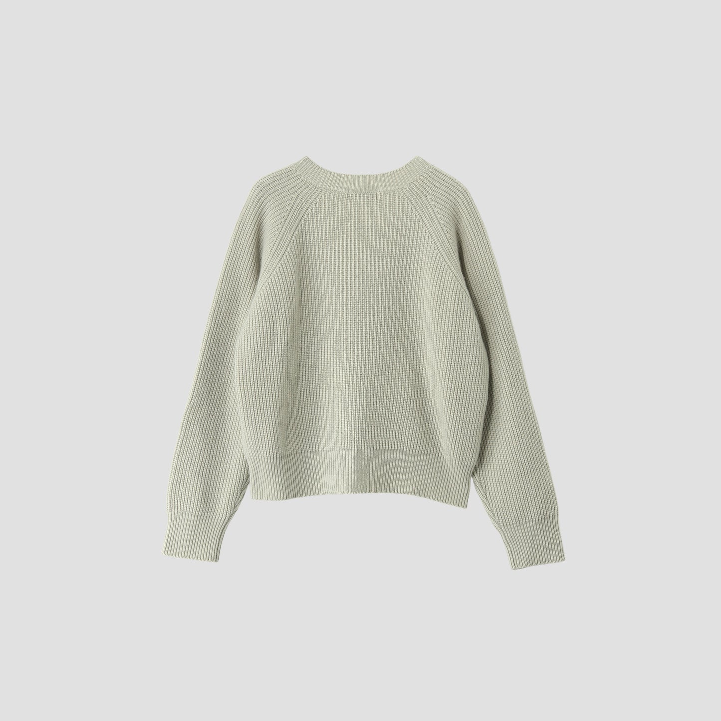 WOOL CASHMERE SILK V NECK JUMP KNIT