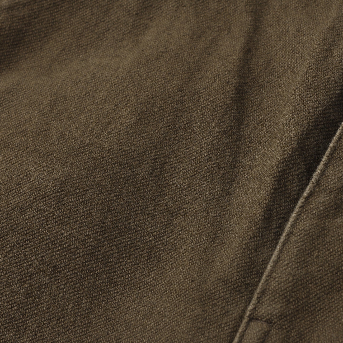 WORN LINEN COTTON DRILL TROUSERS