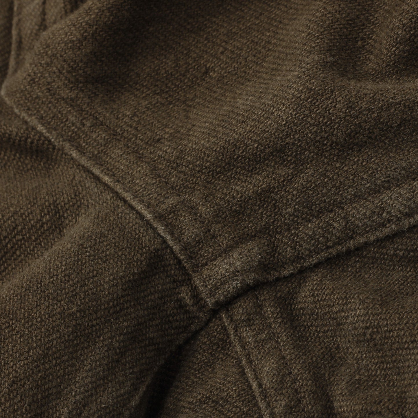 WORN LINEN COTTON DRILL TROUSERS