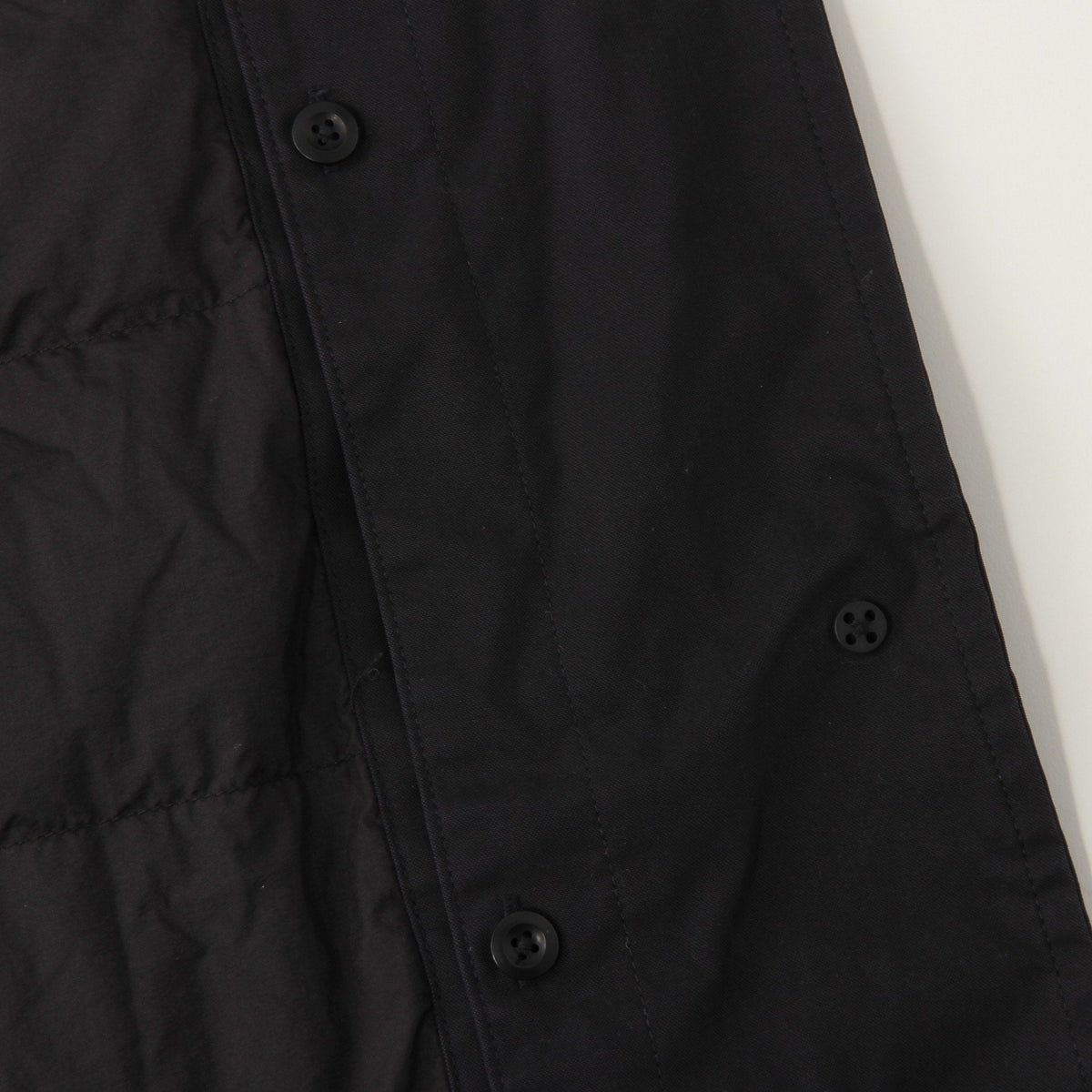 COTTON NYLON CANVAS COAT