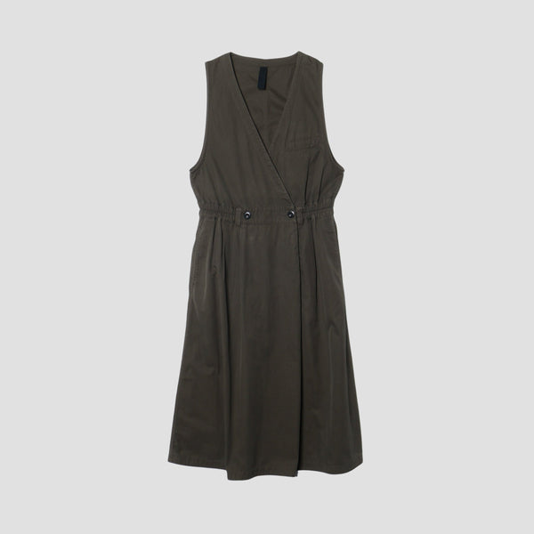 HIGH TWIST COTTON TWILL DRESS