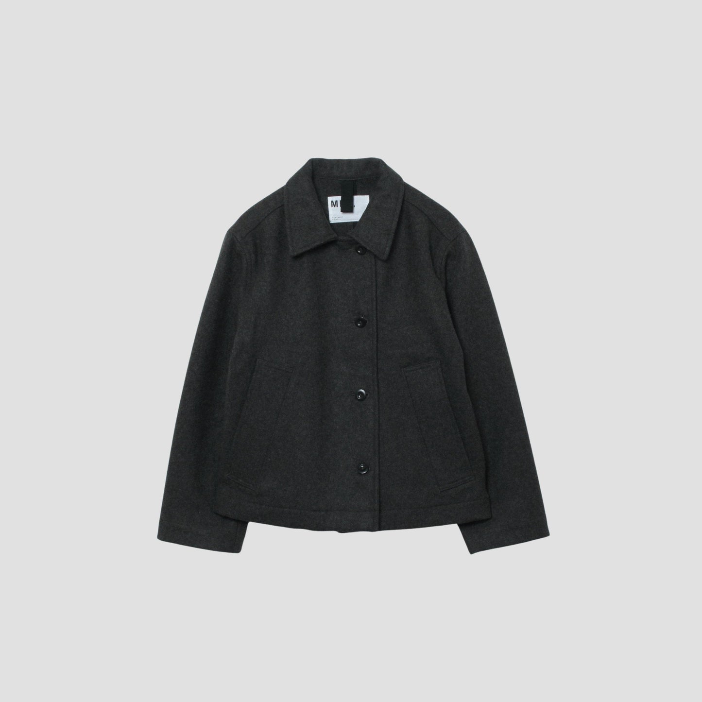 COARSE WOOL MELTON BLOUSON