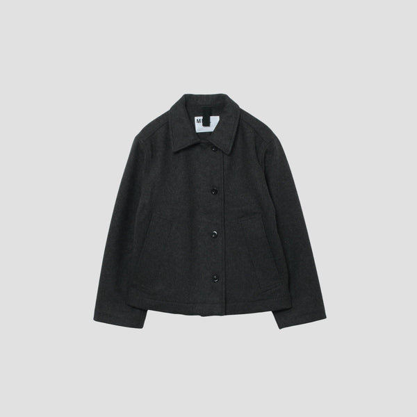 COARSE WOOL MELTON BLOUSON