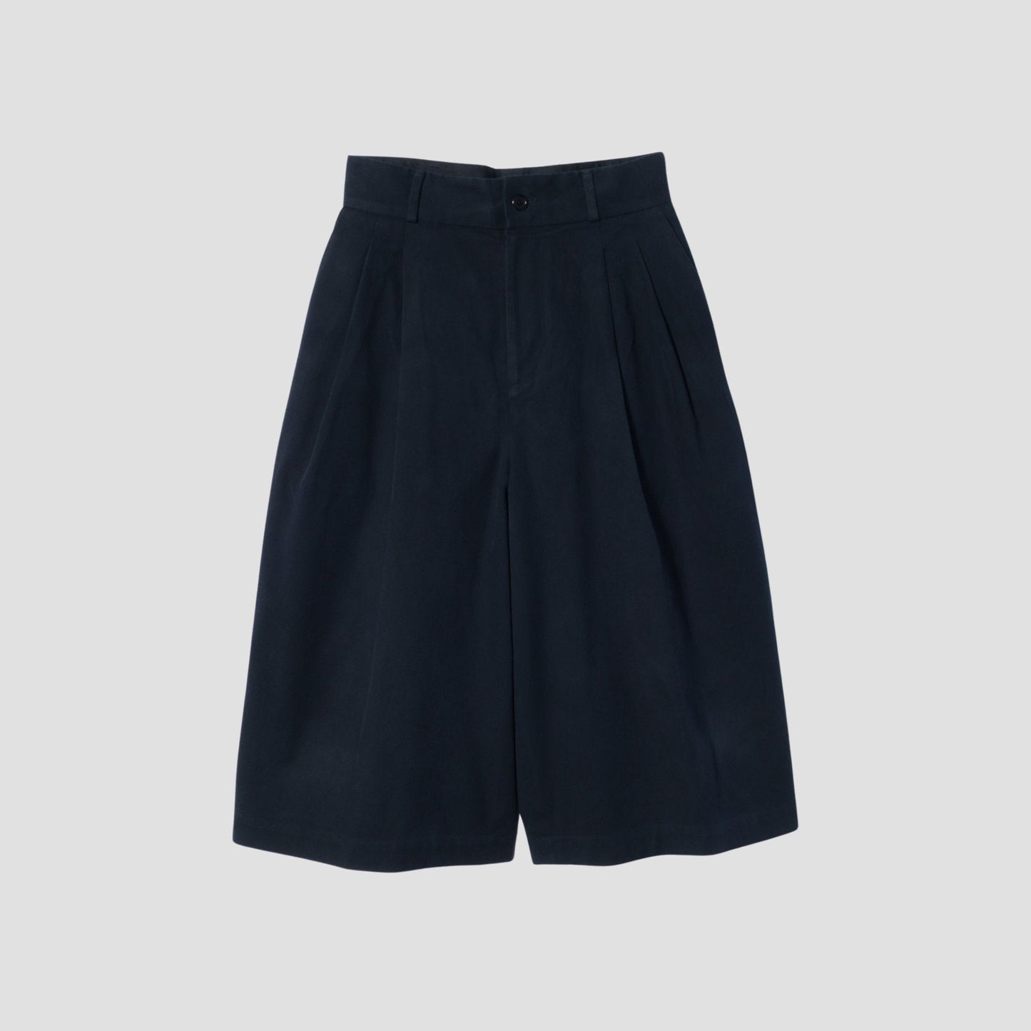 YARN DYE HEAVY COTTON TWILL TROUSERS