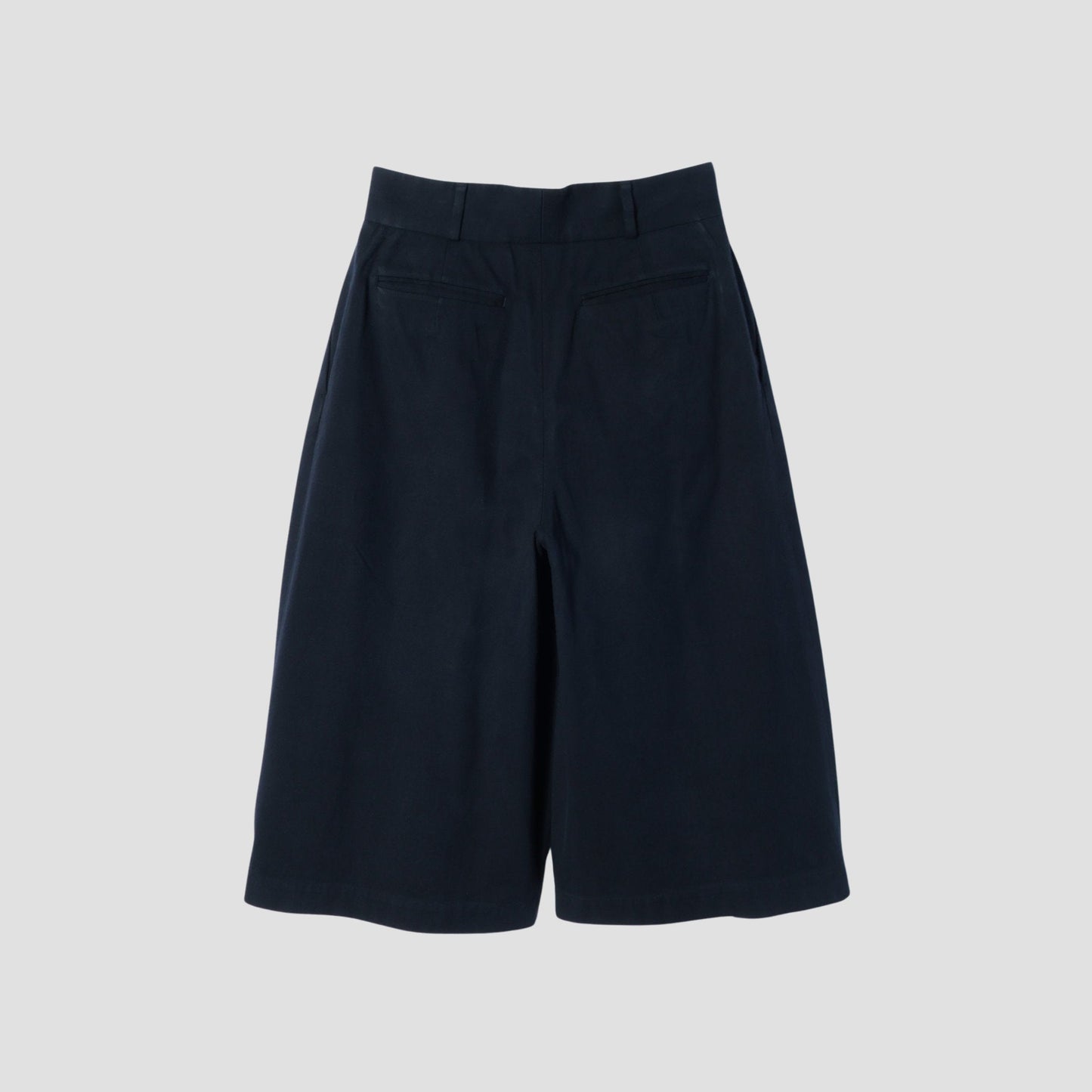 YARN DYE HEAVY COTTON TWILL TROUSERS
