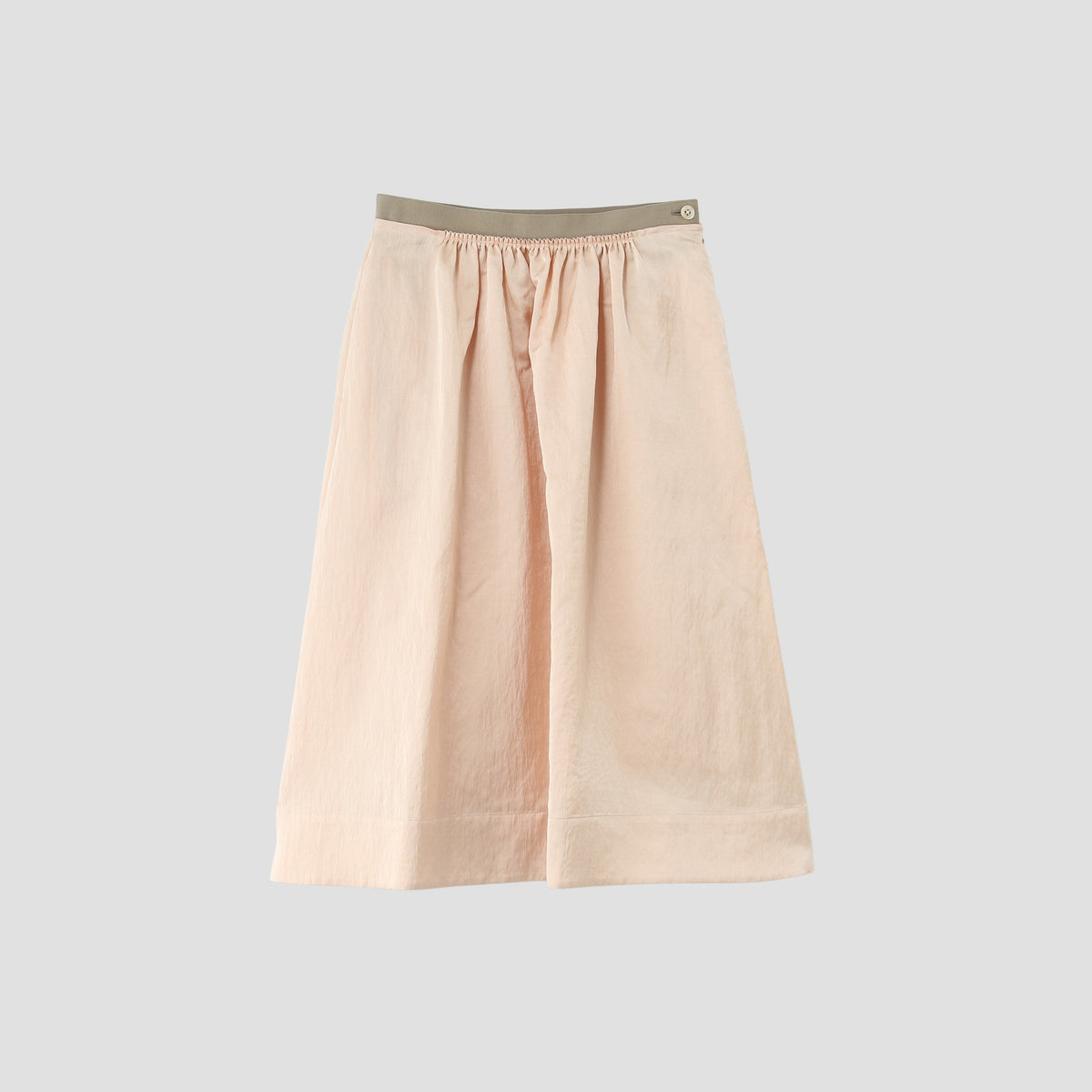CRUSHED VISCOSE COTTON SKIRT