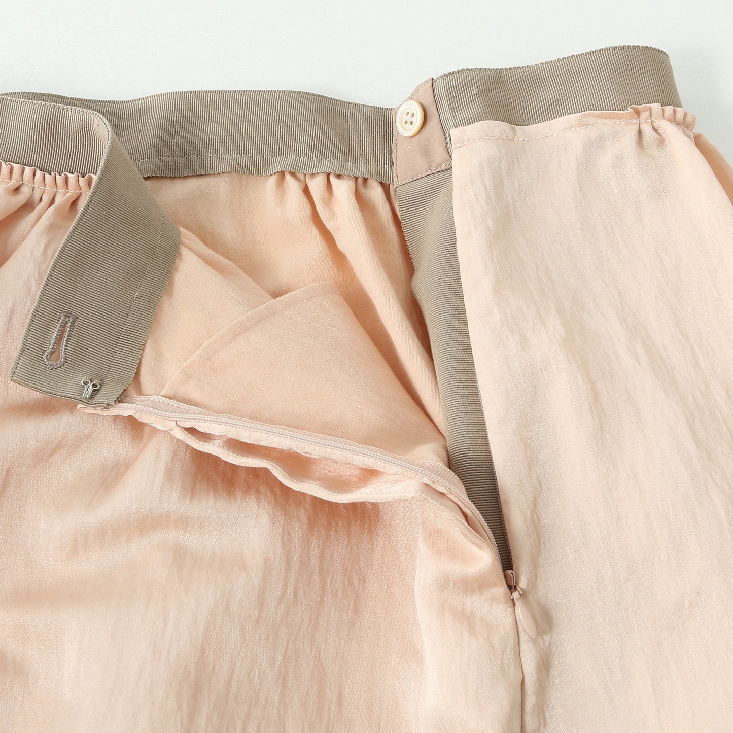 CRUSHED VISCOSE COTTON SKIRT