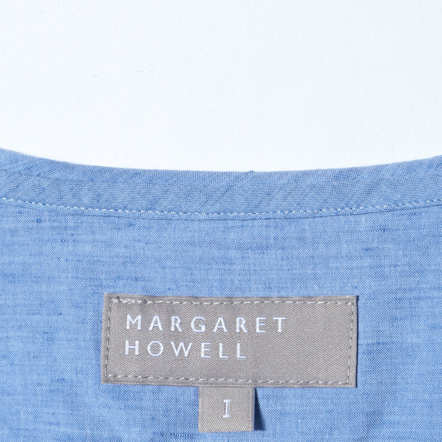 COTTON LINEN CHAMBRAY SHIRT