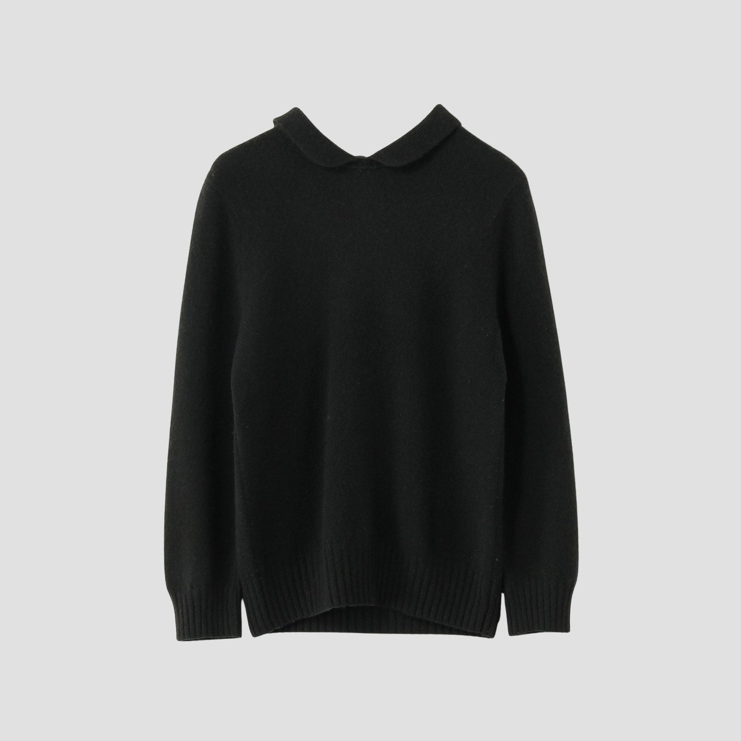 CASHMERE WOOL POLO JUMPER KNIT