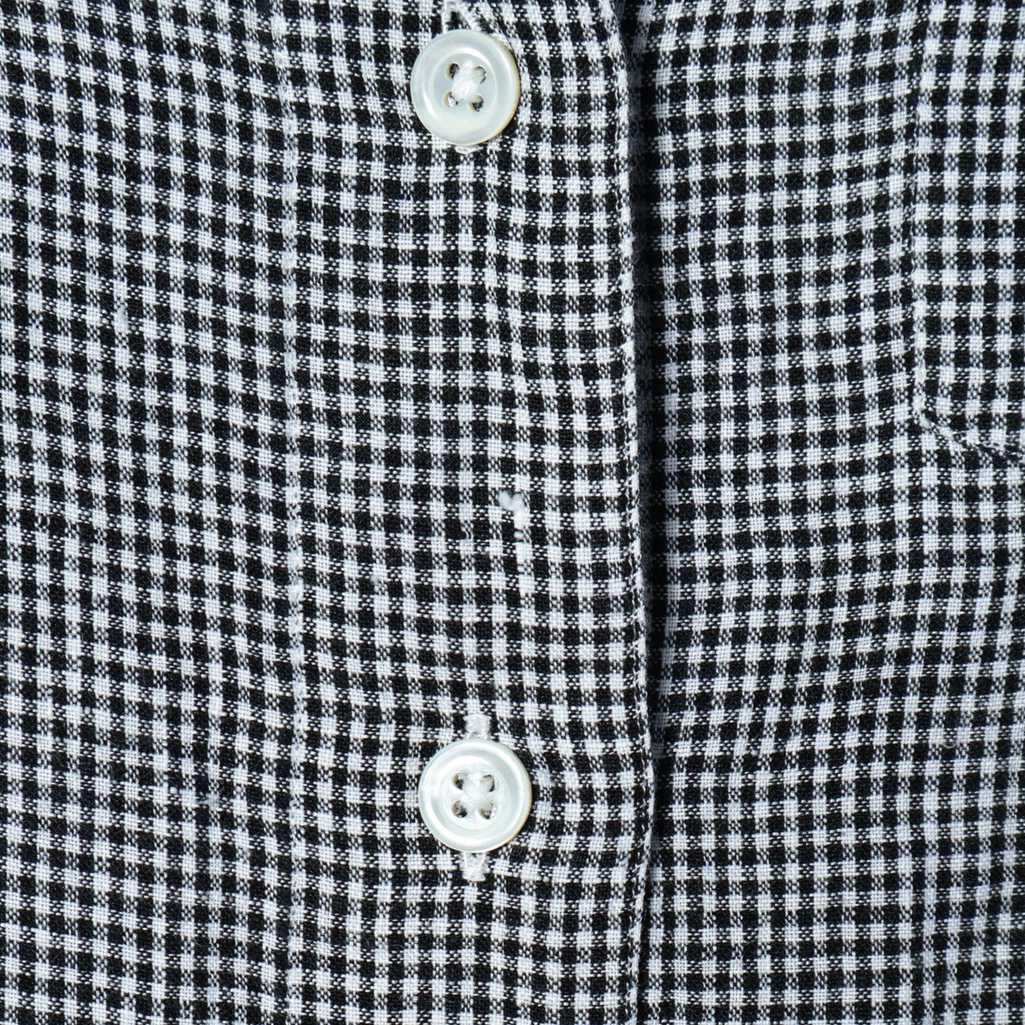 BLACK&WHITE SHIRTING LINEN DRESS