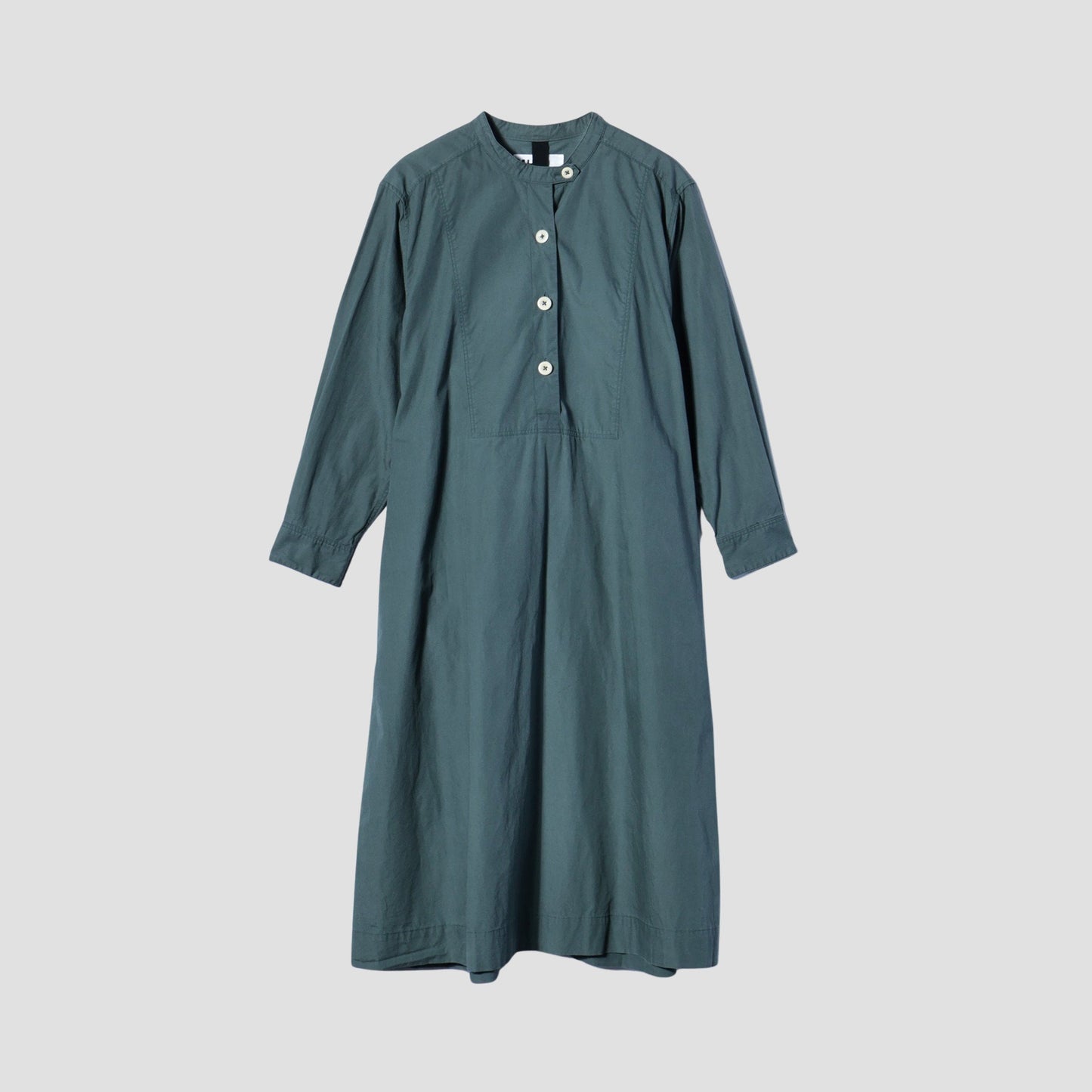 WASHED COTTON POPLIN DRESS
