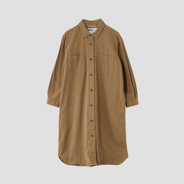 LIGHT COTTON TWILL DRESS