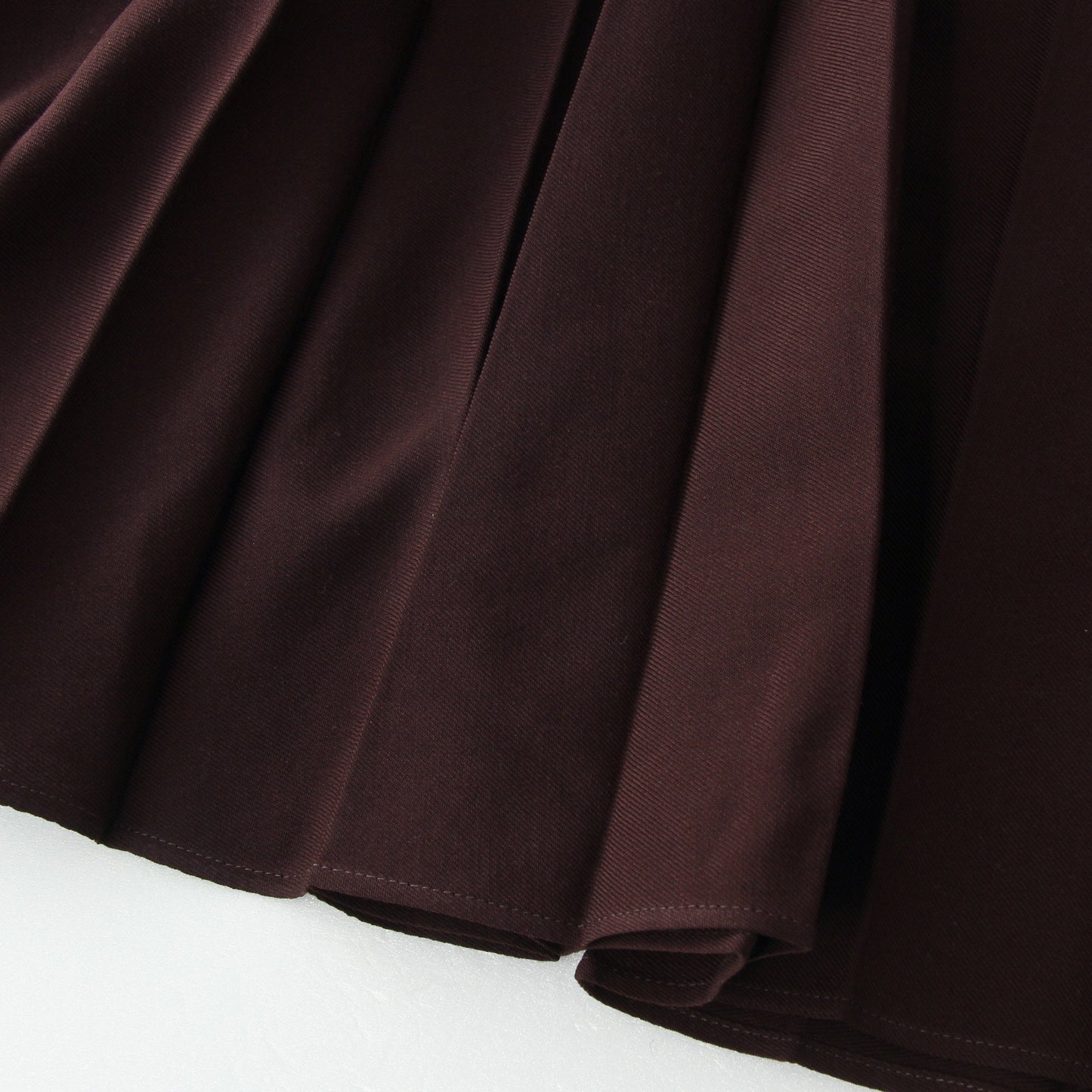 FINE WOOL GABARDINE SKIRT