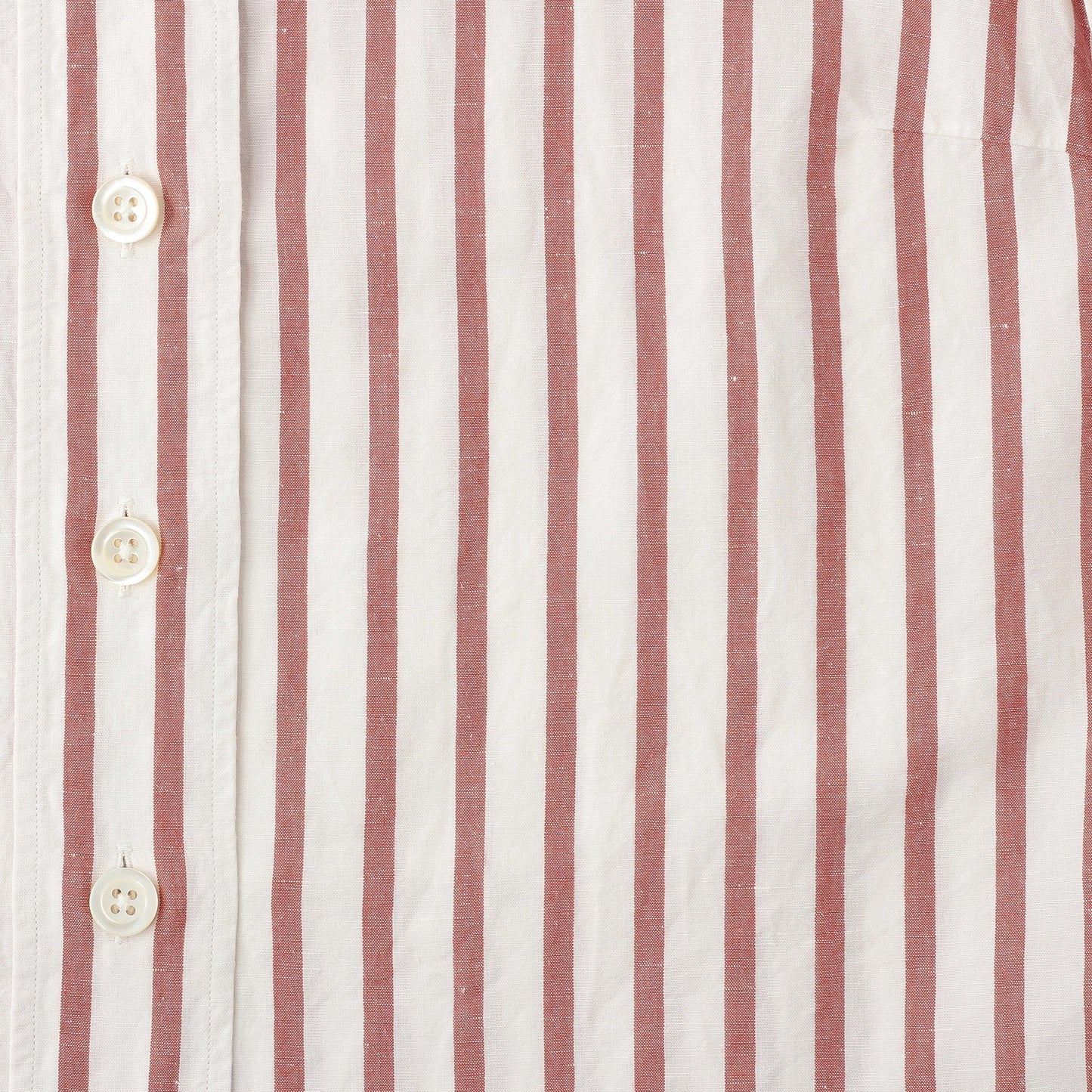 BOLD STRIPE COTTON LINEN SHIRT