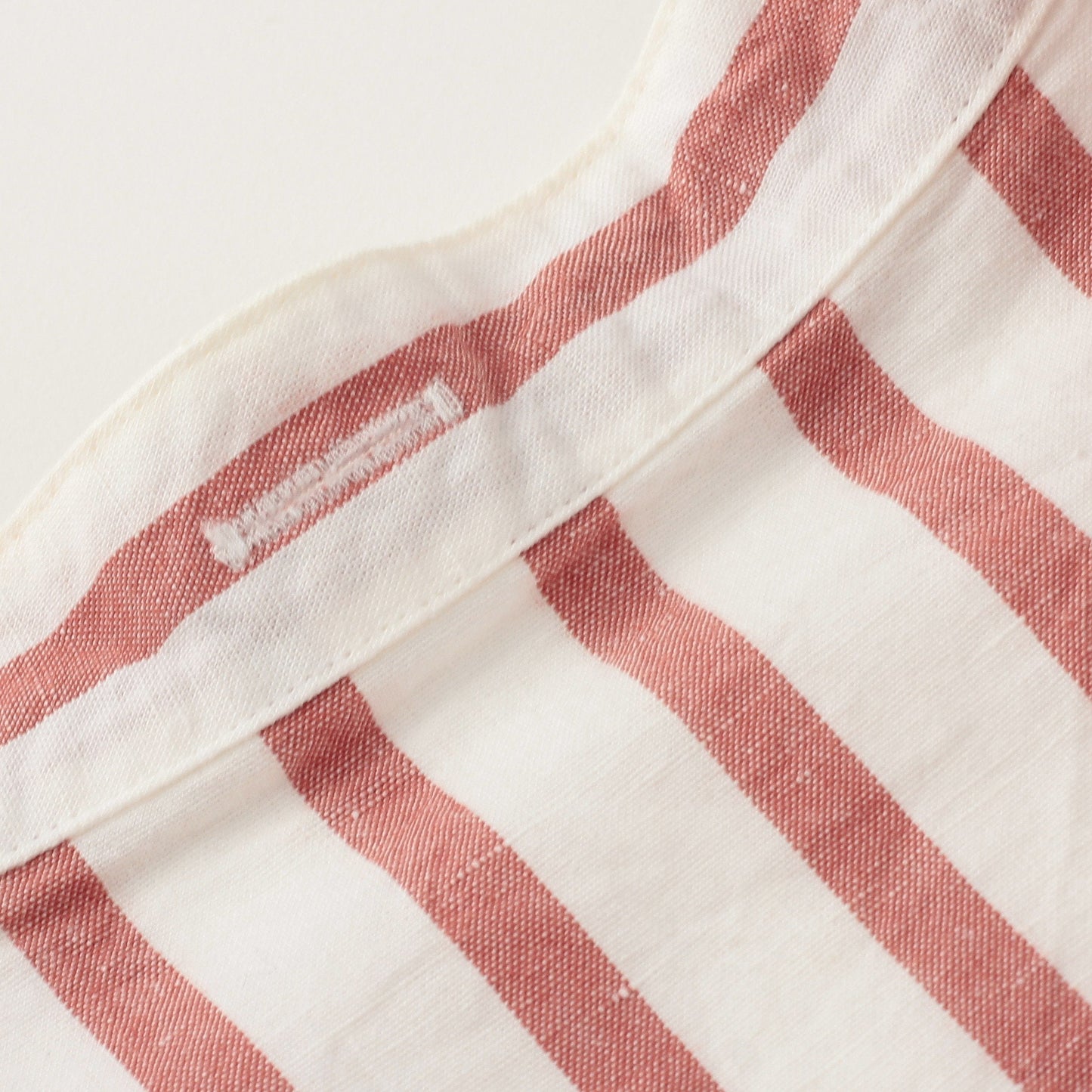 BOLD STRIPE COTTON LINEN SHIRT