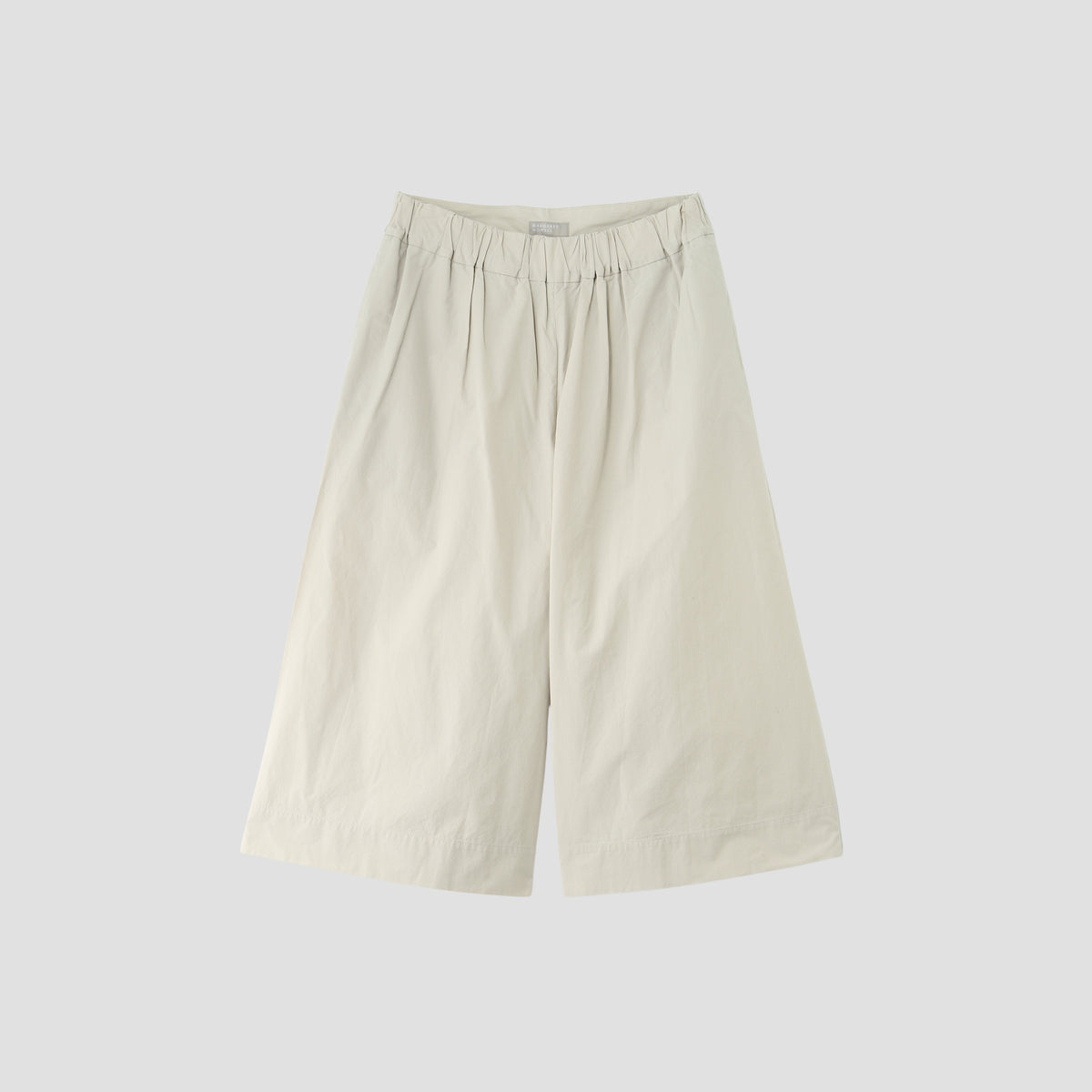 WASHED COTTON POPLIN TROUSERS