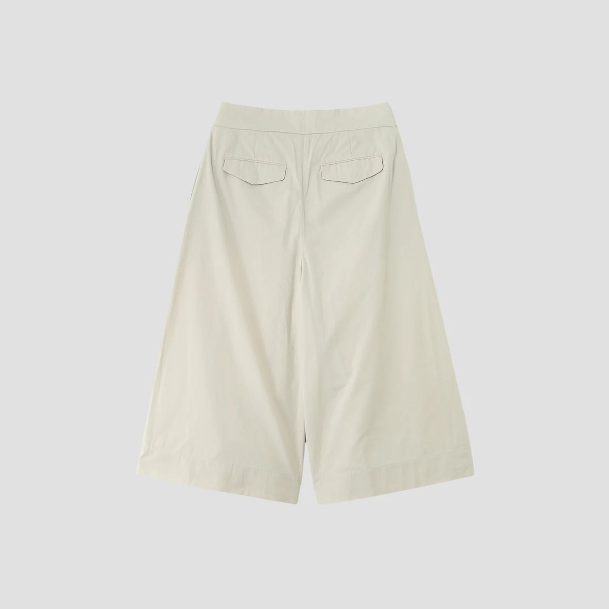 WASHED COTTON POPLIN TROUSERS