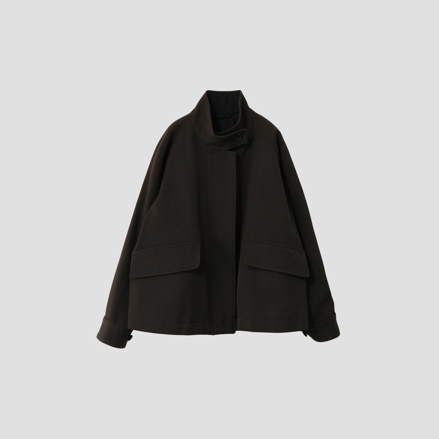 WOOL COTTON WHIPCORD BLOUSON