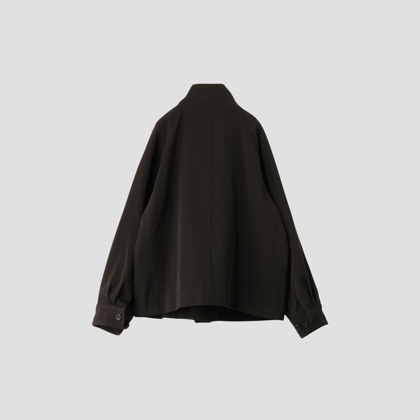 WOOL COTTON WHIPCORD BLOUSON