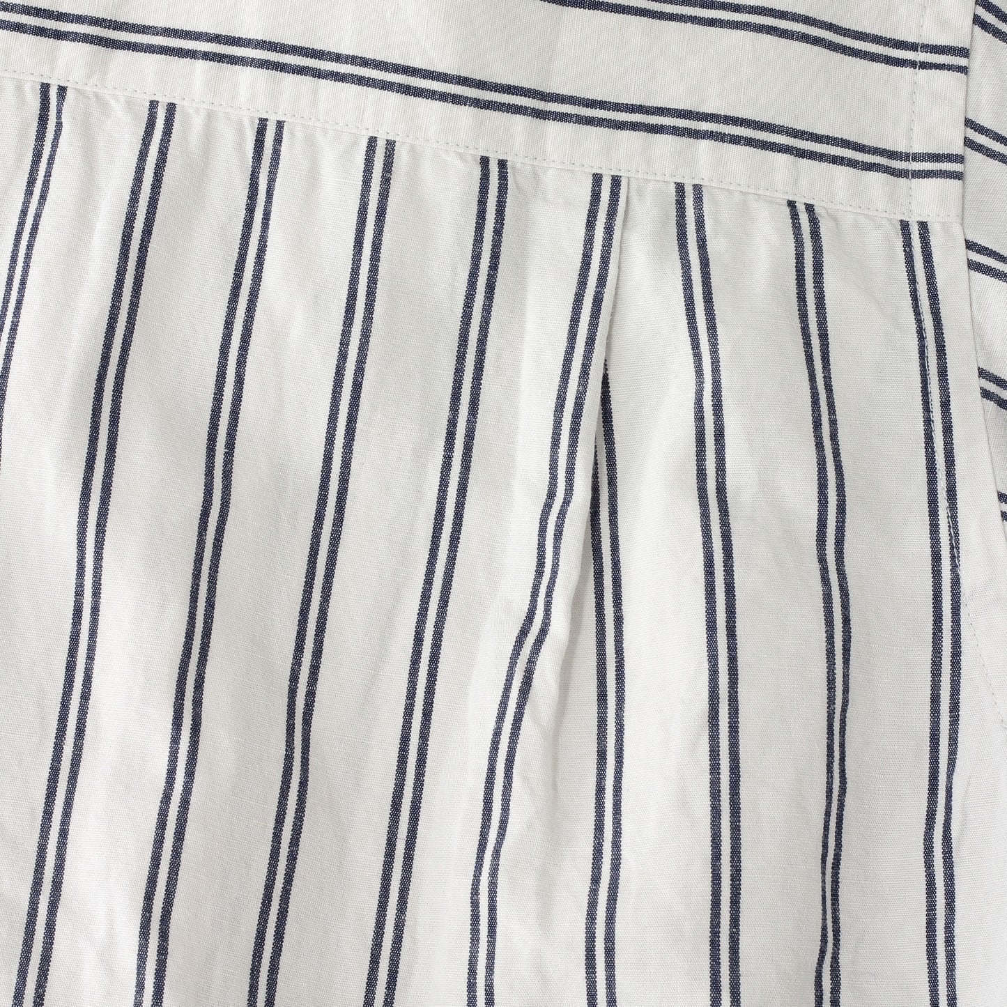 COTTON LINEN TWIN STRIPE SHIRT