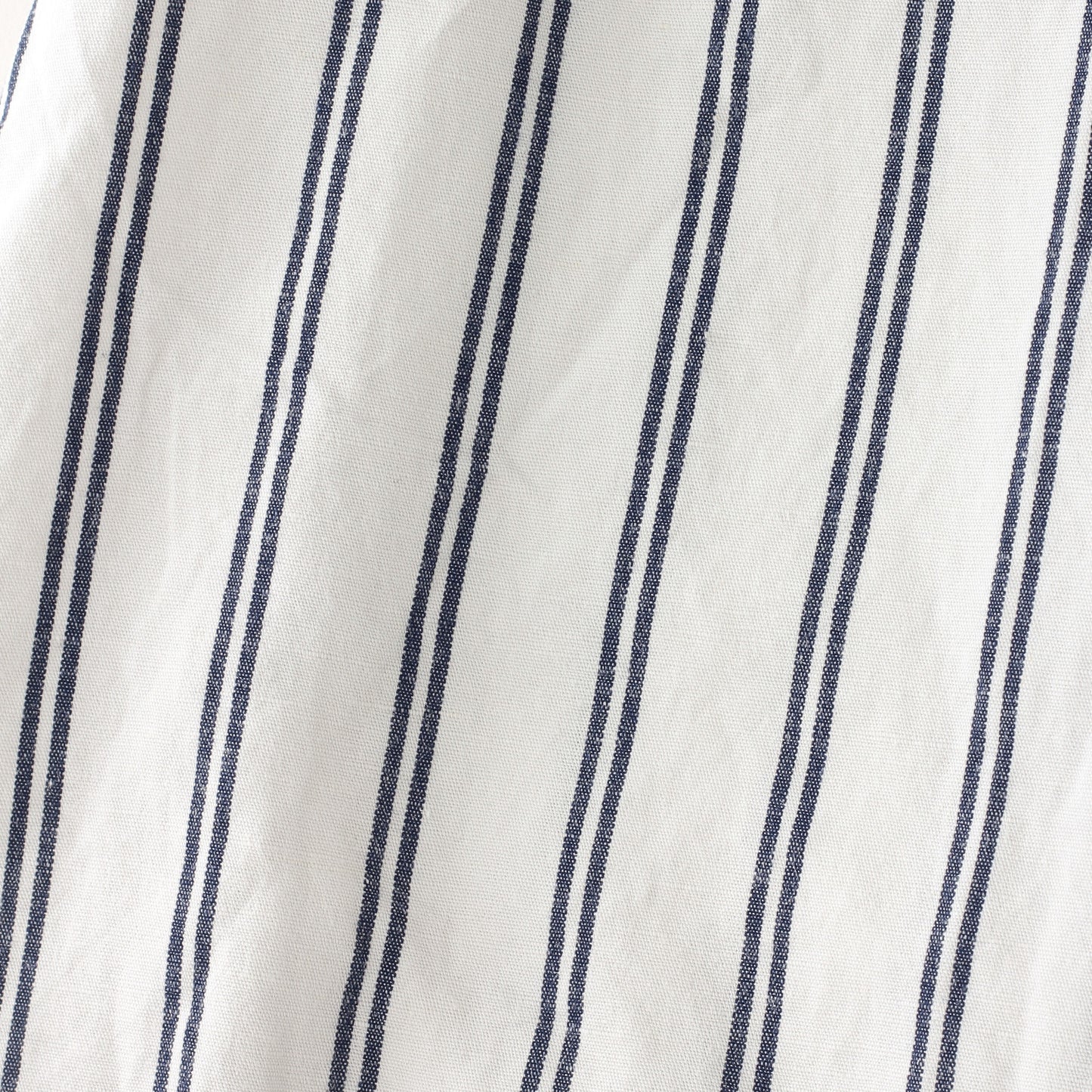COTTON LINEN TWIN STRIPE SHIRT