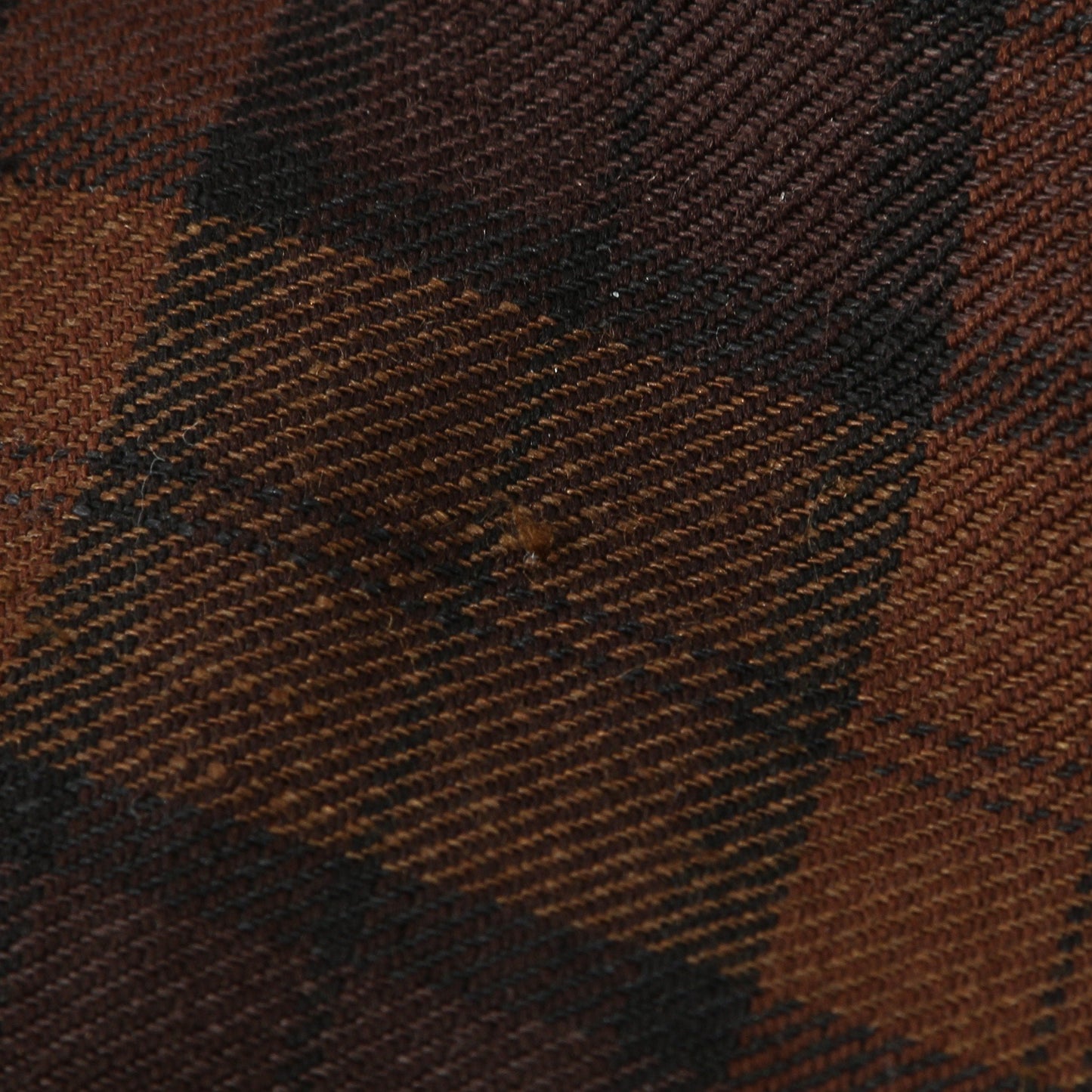 CHECK WOOL LINEN BLEND TROUSERS