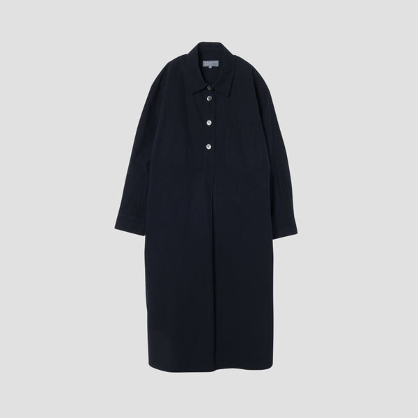 WASHED COTTON POPLIN DRESS