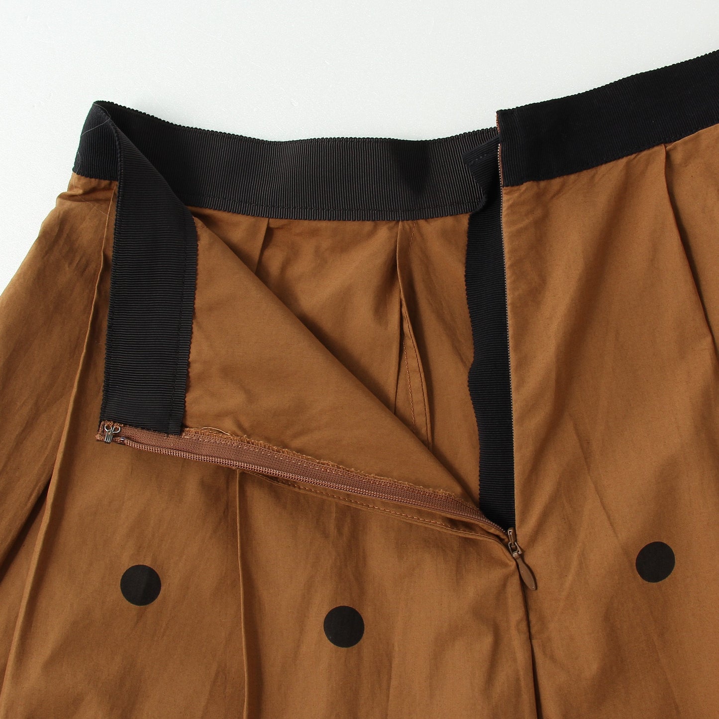 BIG SPOT COTTON SKIRT