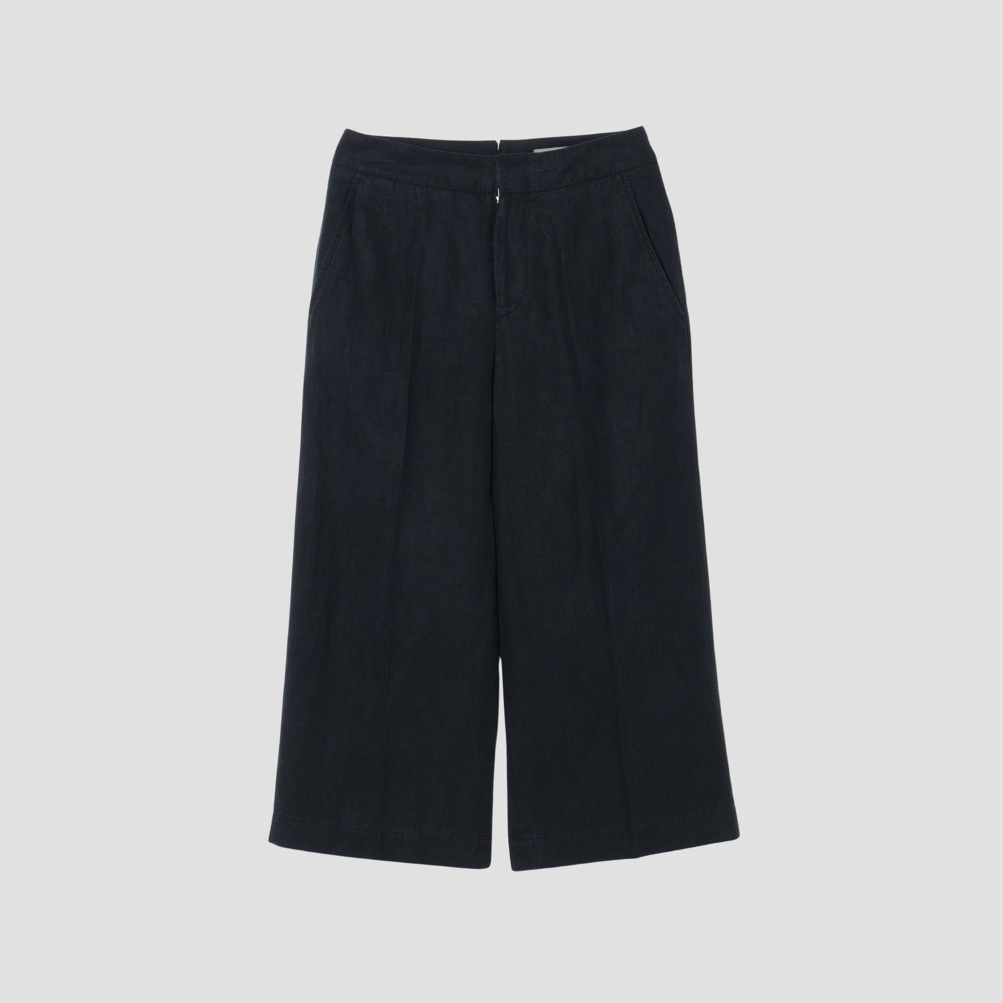 HIGH DENSE LINEN TROUSERS