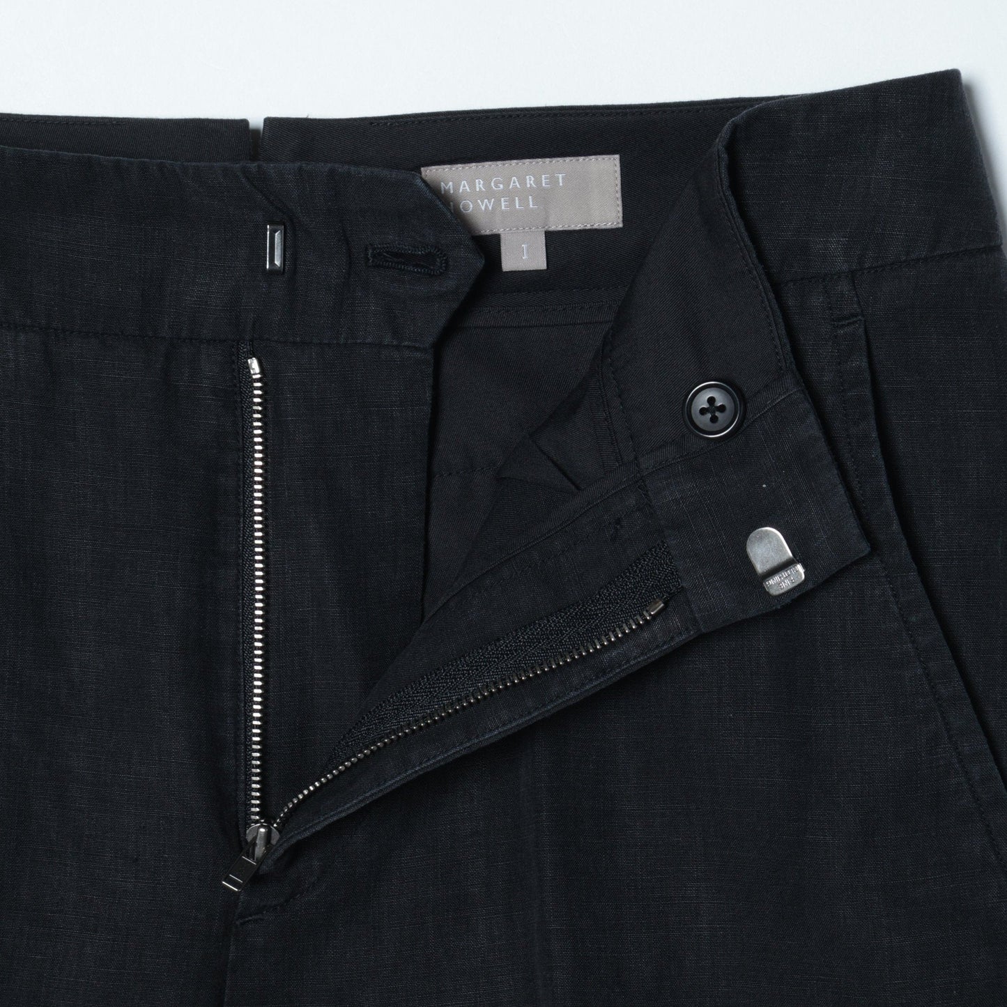 HIGH DENSE LINEN TROUSERS