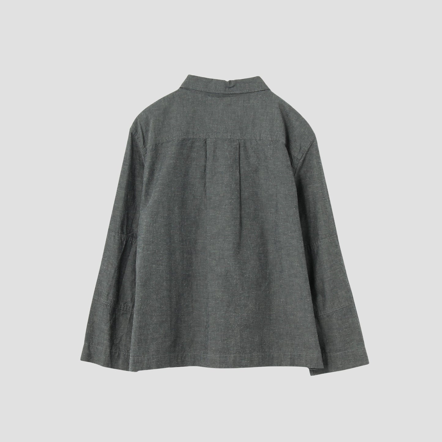 YARN DYE COTTON LINEN SHIRT