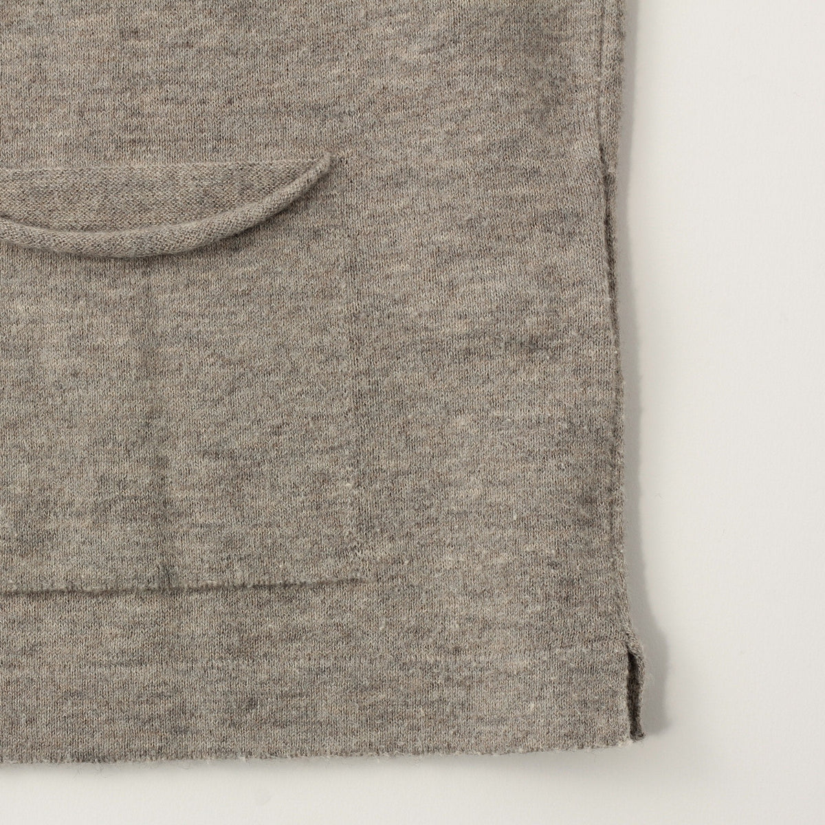 WOOL COTTON CARDIGAN KNIT