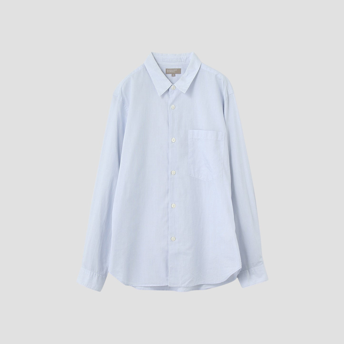 FINE STRIPE COTTON TWILL SHIRT
