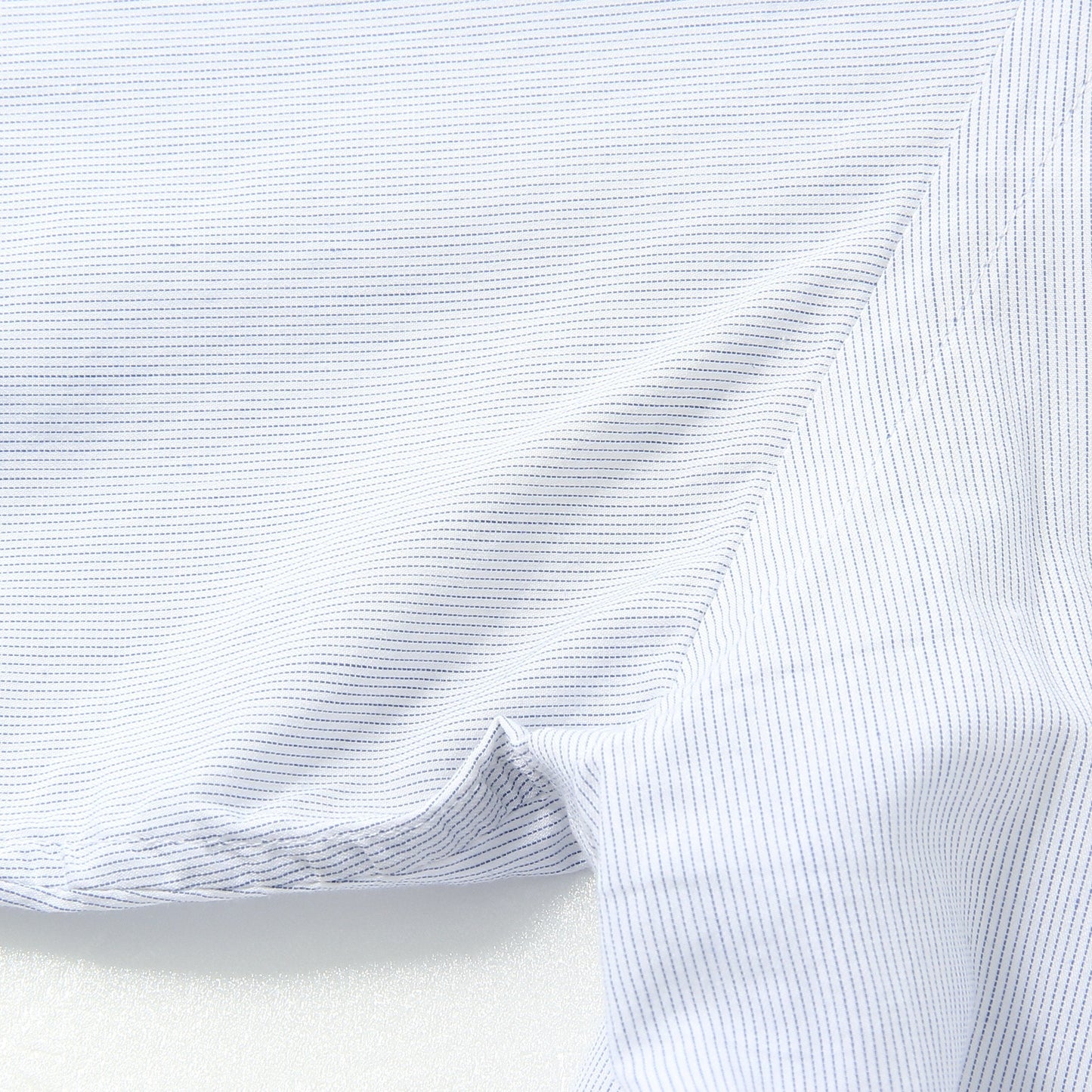 FINE STRIPE COTTON TWILL SHIRT