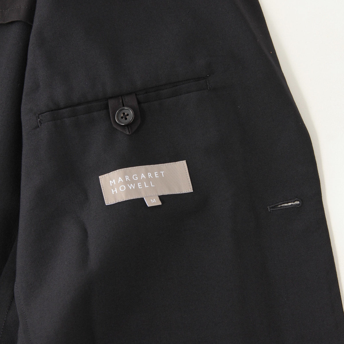 FINE WOOL HOPSACK JACKET