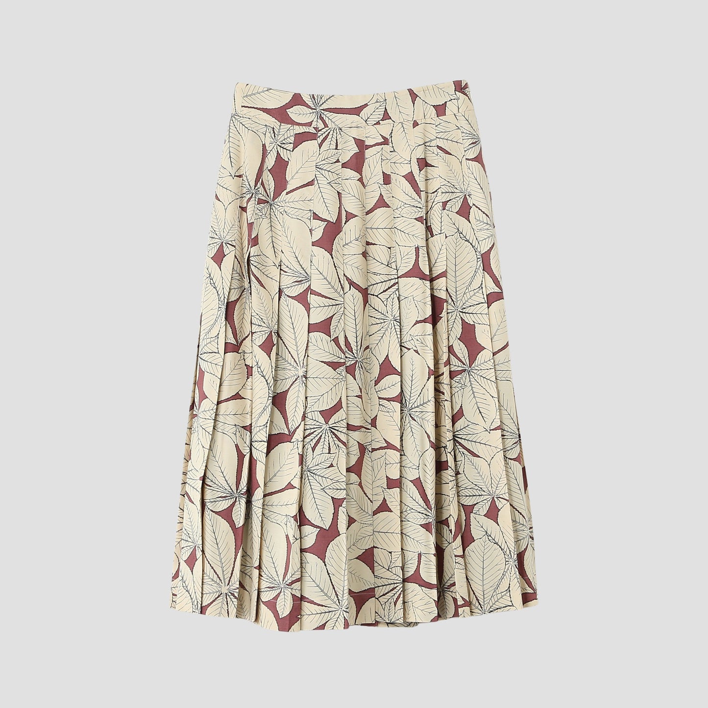 HORSE CHESTNUT SILK SKIRT