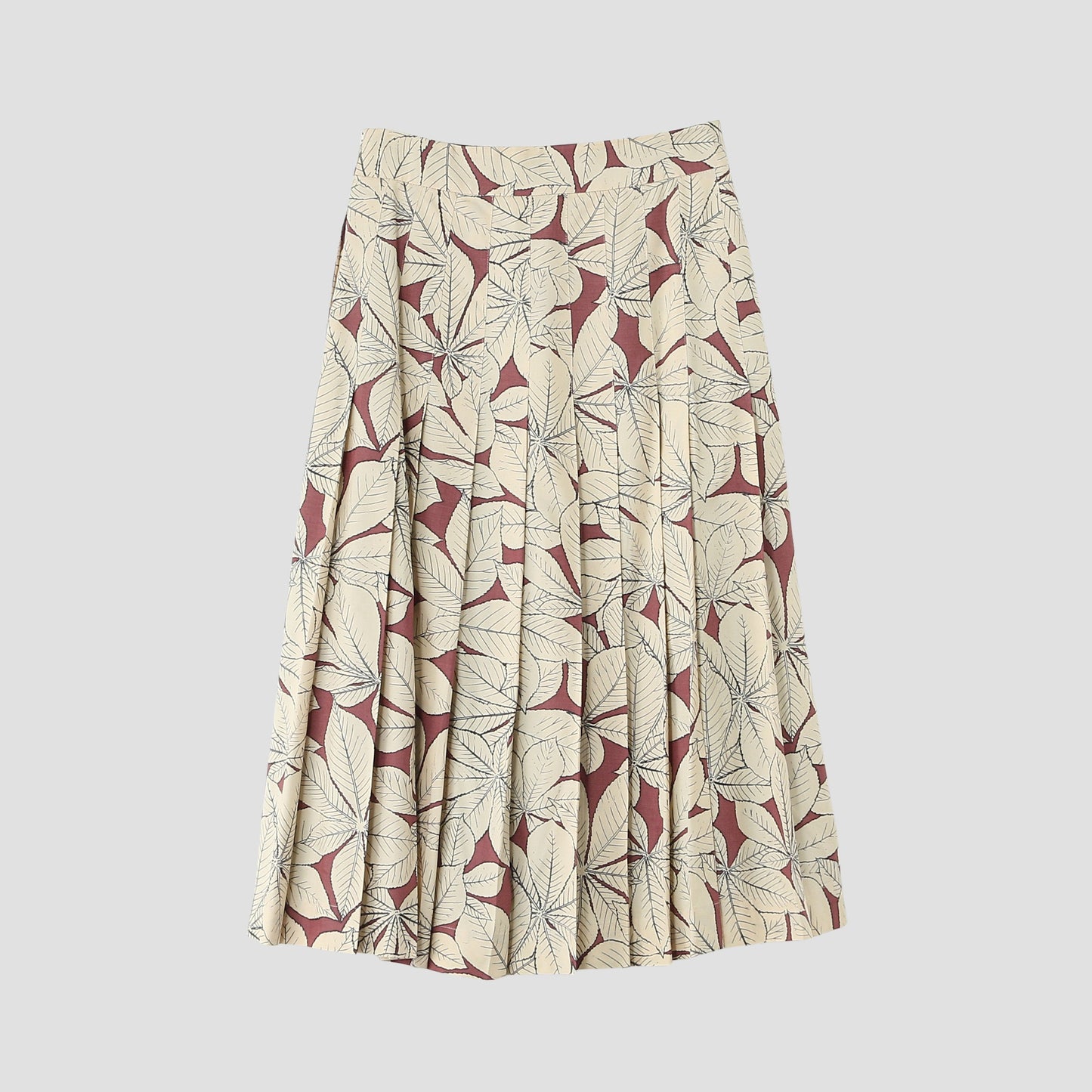 HORSE CHESTNUT SILK SKIRT