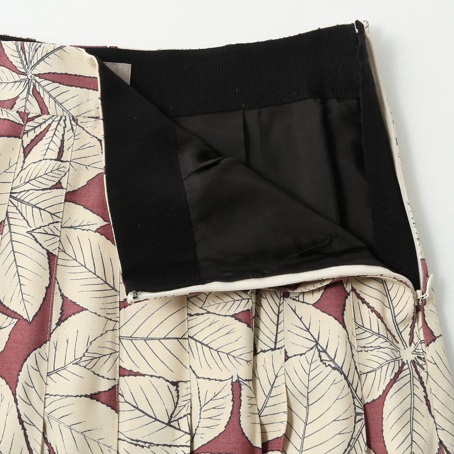 HORSE CHESTNUT SILK SKIRT