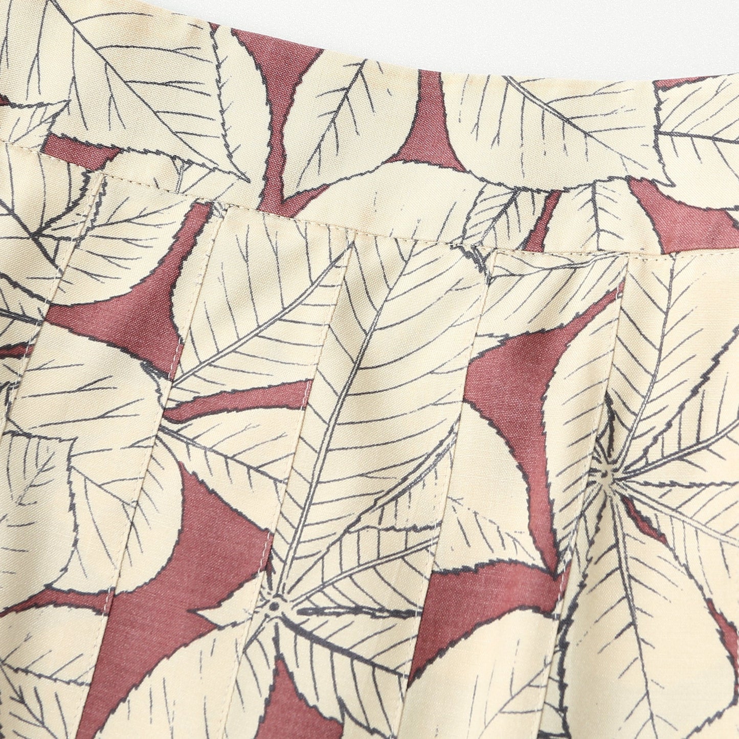 HORSE CHESTNUT SILK SKIRT