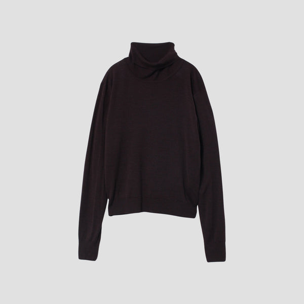 WOOL TURTLE NECK KNIT