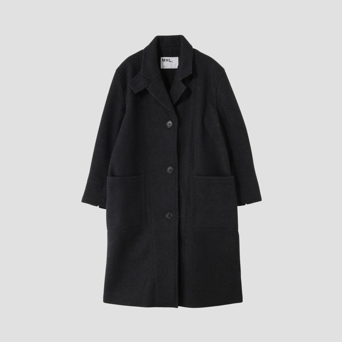 HEAVY WOOL MELTON COAT