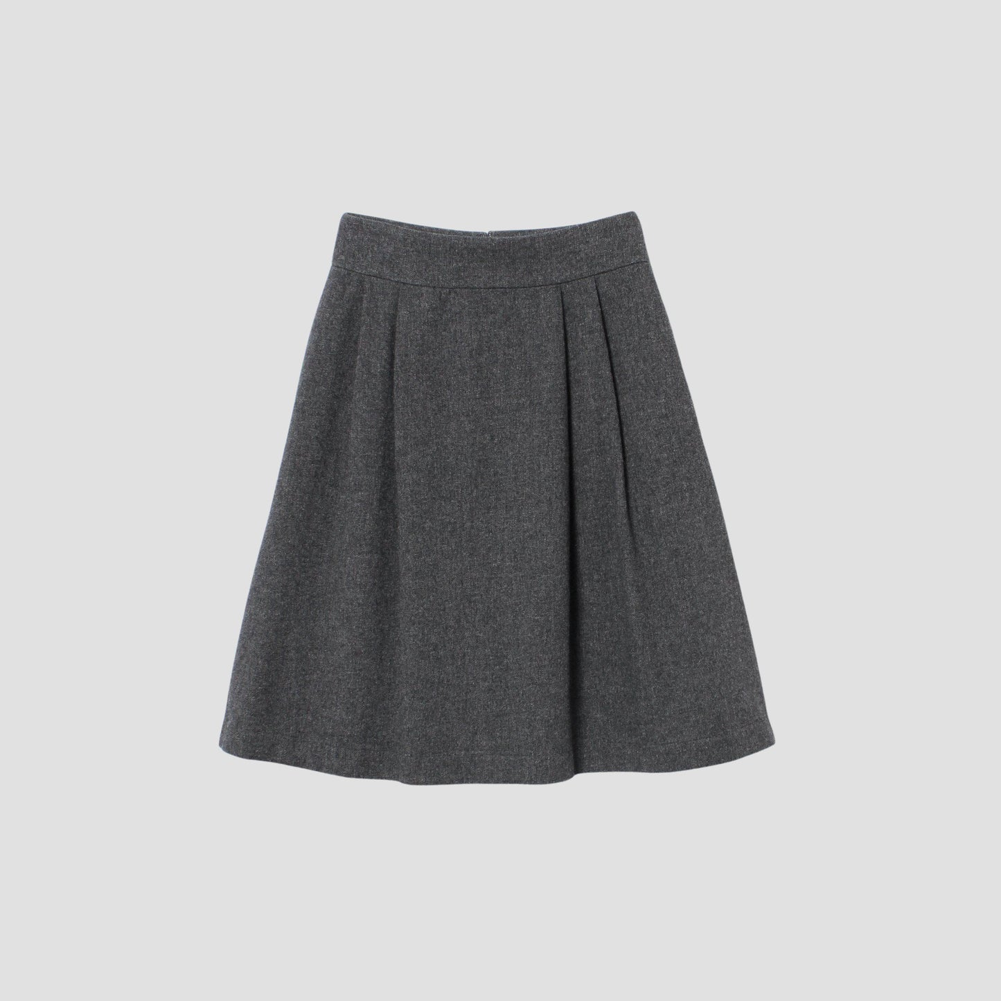 WOOLEN TWILL SKIRT