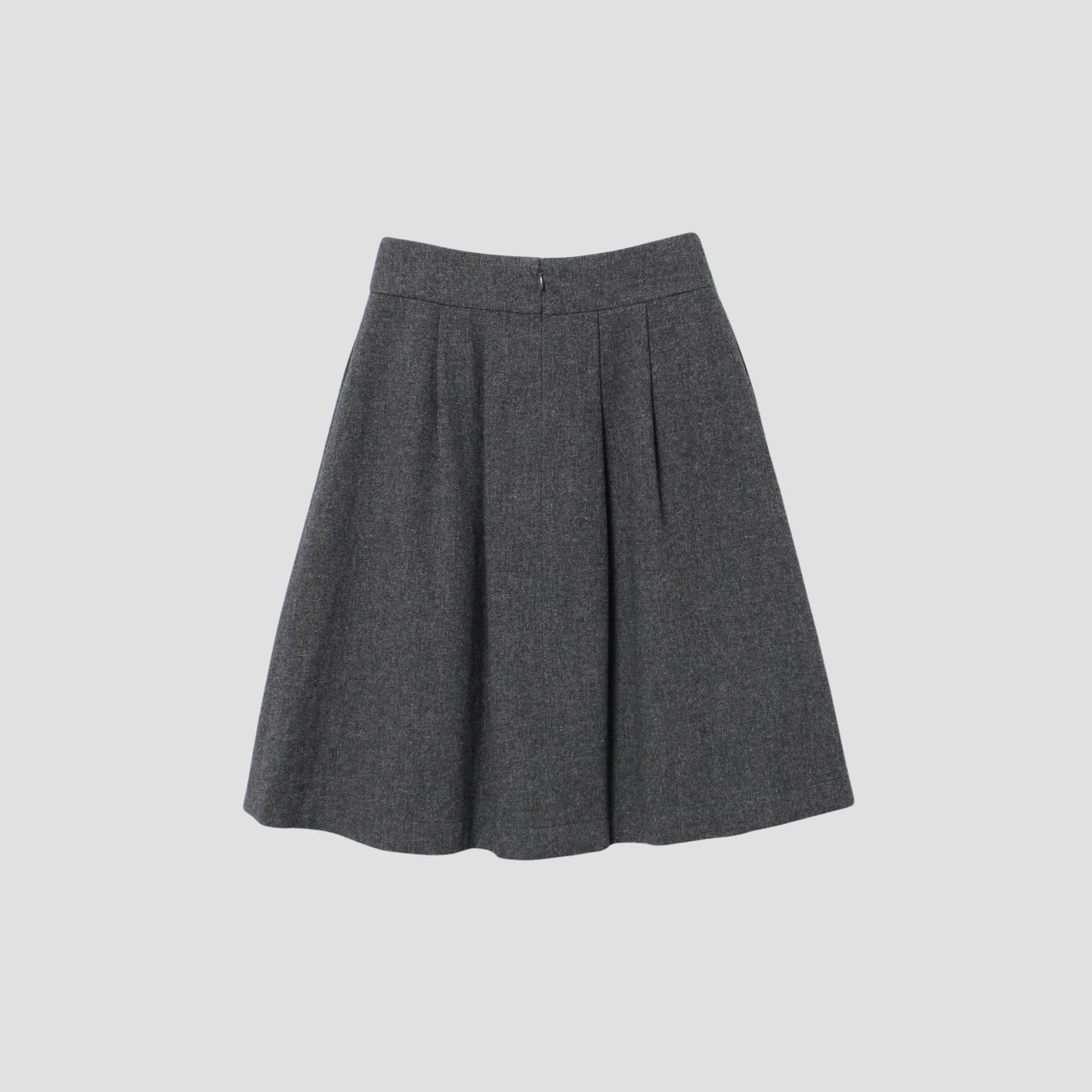 WOOLEN TWILL SKIRT